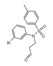 N-(3-bromophenyl)-4-methyl-N-(3-oxopropyl)benzenesulfonamide
