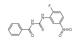 1-benzoyl-3-(2-fluoro-5-nitrophenyl)thiourea