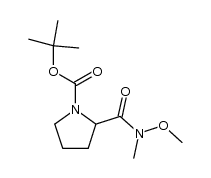 1-Boc-N-甲基-N-甲氧基-2-吡咯烷甲酰胺