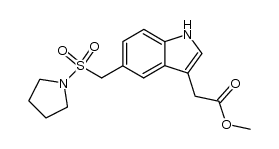 methyl 5-(1-pyrrolidinylsulfonylmethyl)-3-indoleacetate