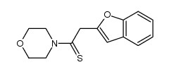 4-(1-benzofuran-2-yl-thioacetyl) morpholine