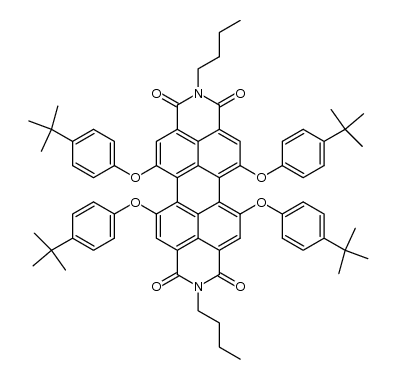 N,N′-二正丁基-1,6,7,12-四(4-叔丁基苯氧基) -3,4,9,10-苝酰亚胺