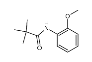 N-(2-甲氧基苯基)新戊酰胺