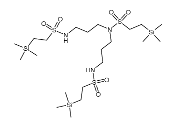 N,N',N''-tris(β-trimethylsilylethanesulfonyl)-1,5,9-triazanonane