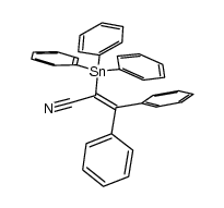 3,3-diphenyl-2-(triphenylstannyl)acrylonitrile