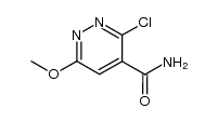 3-chloro-6-methoxypyridazine-4-carboxamide