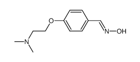 (E)-4-(2-(二甲胺基)乙氧基)苯甲醛 肟