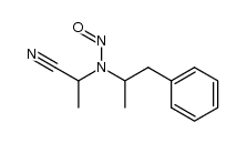 N-(1-methyl-2-phenyl-ethyl)-N-nitroso-alanine nitrile