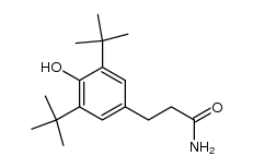 3-(3,5-di-tert-butyl-4-hydroxyphenyl)propanamide