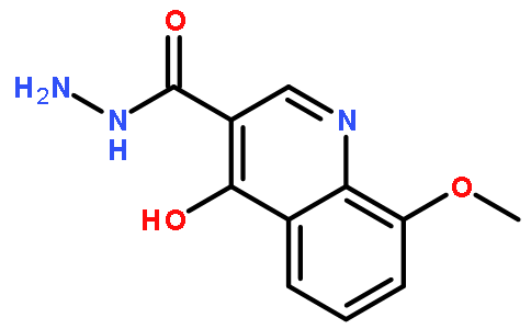 4-Hydroxy-8-methoxy-3-quinolinecarbohydrazide