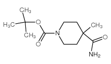 1-Boc-4-甲基-4-哌啶甲酰胺
