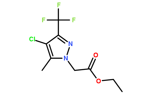 4-氯-5-甲基-3-(三氟甲基)-1H-吡唑-1-乙酸乙酯