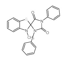 3-methyl-1',3'-diphenylspiro[1,3-benzothiazole-2,5'-imidazolidine]-2',4'-dione
