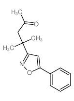 4-methyl-4-(5-phenyl-1,2-oxazol-3-yl)pentan-2-one