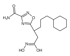 UK 383367; 5-[(1R)-4-环己基-1-[2-(羟基氨基)-2-氧代乙基]丁基]-1,2,4-恶二唑-3-甲酰胺