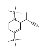 2-(1,4-bis-trimethylsilanyl-1,2-dihydro-pyridin-2-yl)-propionitrile