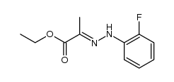 2-(2-fluoro-phenylhydrazono)-propionic acid ethyl ester