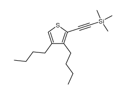 3,4-dibutyl-2-(trimethylsilyl)ethynylthiophene