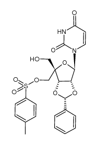 2',3'-O-benzylidene-4'-(p-toluenesulfonyloxymethyl)uridine