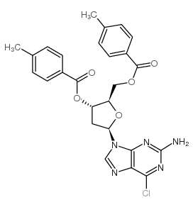 2-氨基-6-氯-9-(3,5-二-邻(对甲苯)-beta-d-2-脱氧呋喃核糖)嘌呤