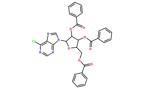 [3,4-dibenzoyloxy-5-(6-chloropurin-9-yl)oxolan-2-yl]methyl benzoate