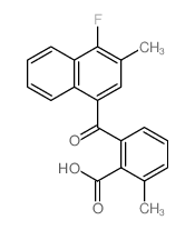 2-(4-fluoro-3-methylnaphthalene-1-carbonyl)-6-methylbenzoic acid