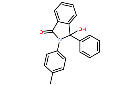 3-hydroxy-2-(4-methylphenyl)-3-phenylisoindol-1-one