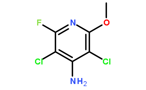3,5-二氯-2-氟-6-甲氧基-4-吡啶胺