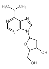 5-[6-(dimethylamino)purin-9-yl]-2-(hydroxymethyl)oxolan-3-ol