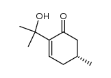 (5R)-5-methyl-2-(1-hydroxy-1-methylethyl)cyclohex-2-enone