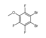 1,2-dibromo-3,4,6-trifluoro-5-methoxybenzene