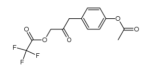 4-(4-Acetoxy-phenyl)-2-oxo-propyl trifluoroacetate