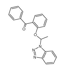 [2-(1-benzotriazol-1-ylethoxy)phenyl](phenyl)methanone