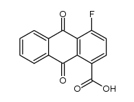 4-fluoro-9,10-dioxo-9,10-dihydro-anthracene-1-carboxylic acid