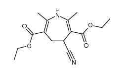 4-cyano-2,7-dimethyl-4,5-dihydro-1H-azepine-3,6-dicarboxylic acid diethyl ester