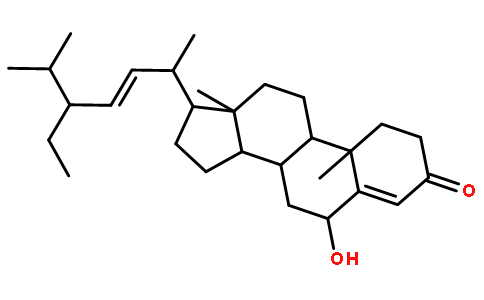 6-羟基豆甾-4,22-二烯-3-酮对照品(标准品) | 36450-01-8