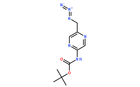 2-Methyl-2-propanyl [5-(azidomethyl)-2-pyrazinyl]carbamate