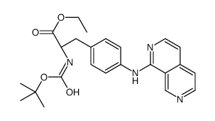Ethyl N-{[(2-methyl-2-propanyl)oxy]carbonyl}-4-(2,7-naphthyridin- 1-ylamino)-L-phenylalaninate