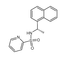 (S)-N-(1-(naphthalen-1-yl)ethyl)pyridine-2-sulfonamide