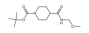 4-(methoxymethylcarbamoyl)piperidine-1-carboxylic acid tert-butyl ester