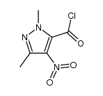 1,3-dimethyl-4-nitro-1H-pyrazole-5-carbonyl chloride