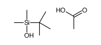 acetic acid,tert-butyl-hydroxy-dimethylsilane