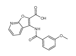 3-(3-methoxybenzamido)furo[2,3-b]pyridine-2-carboxylic acid