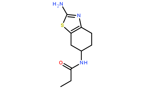 N-(2-氨基-4,5,6,7-四氢苯并噻唑-6-基)-丙酰胺