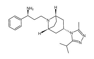 (1S)-3-[3-(3-异丙基-5-甲基-4H-1,2,4-三唑-4-基)-外-8-氮杂双环[3.2.1]辛-8-基]-1-苯基-1-丙胺