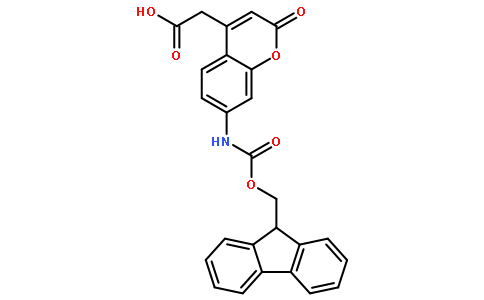(7-((((9H-芴-9-基)甲氧基)羰基)氨基)-2-氧代-2H-色烯-4-基)乙酸
