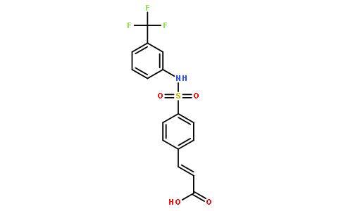 3-[4-(3-三氟甲基-苯基胺磺酰基)-苯基]-丙烯酸
