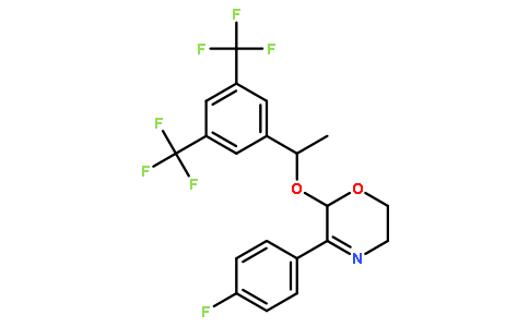 (2R)-2-[(1R)-1-[3,5-二(三氟甲基)苯基]乙氧基]-3-(4-氟苯基)-5,6-二氢-2H-1,4-恶嗪