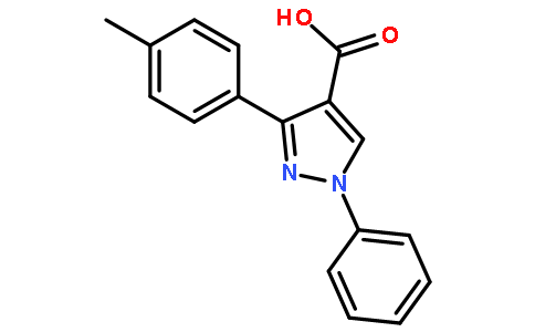 3-(4-甲基苯基)-1-苯工-1H-吡唑-4-羧酸