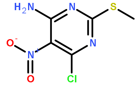 6-氯-2-(甲基硫代)-5-硝基嘧啶-4-胺